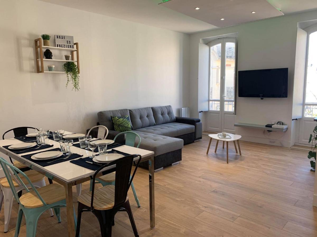 Magnifique Appartement Beziers Centre Historique Avec Parking Exteriör bild
